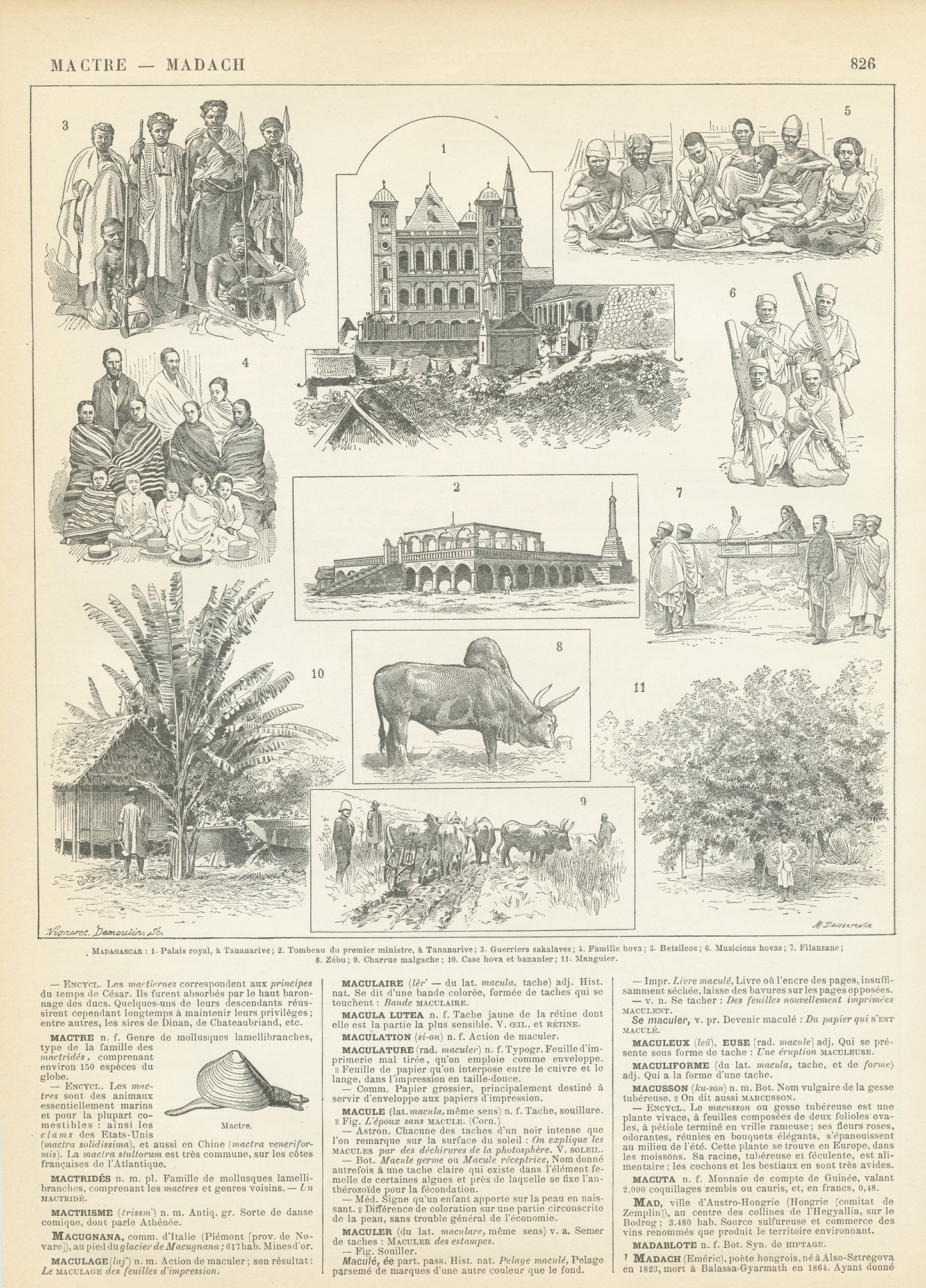 1897 Madagascar map