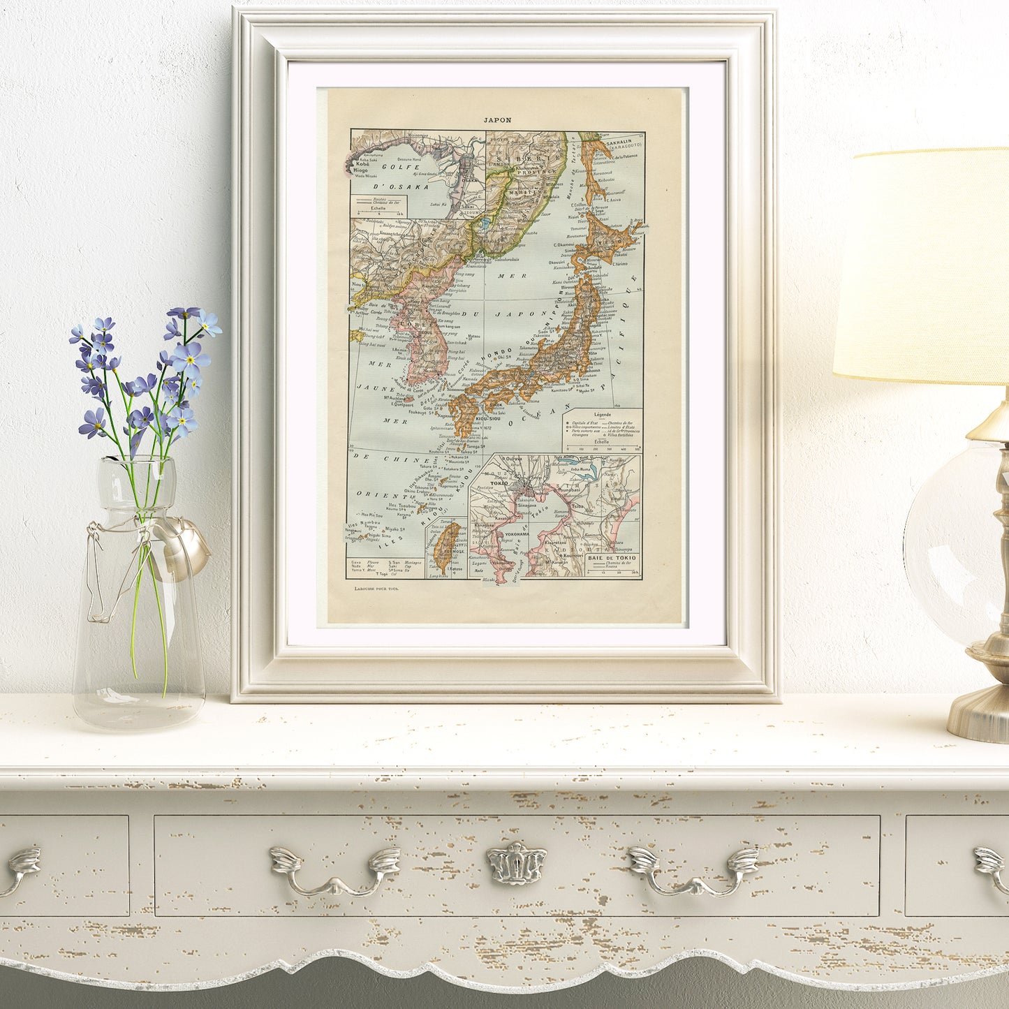 Example of framing for japan map