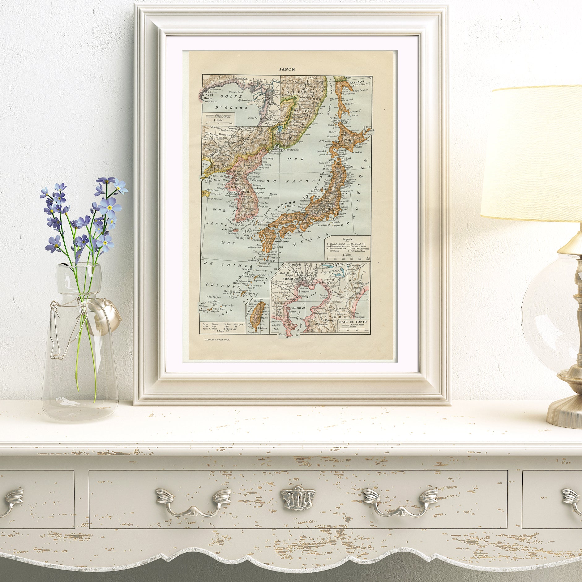 Example of framing for japan map
