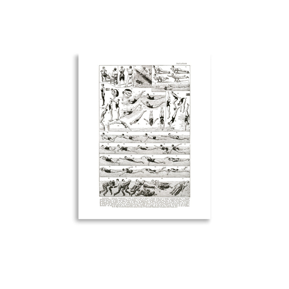 Large Swimming Poster - 1922