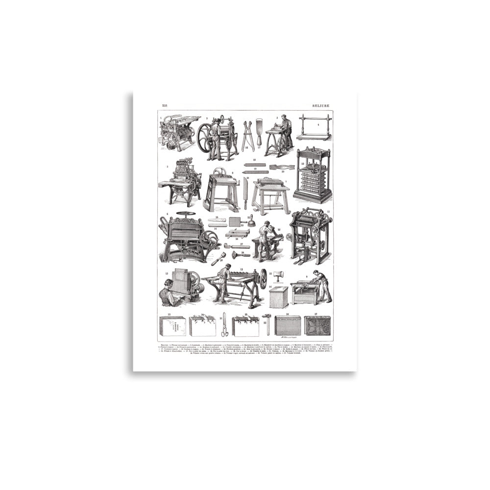 Book binding poster