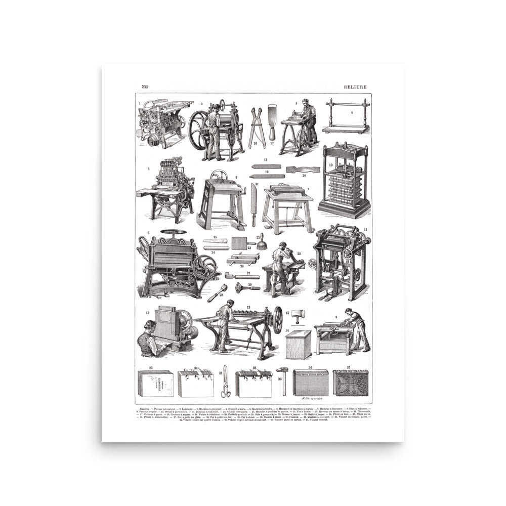 Book binding poster