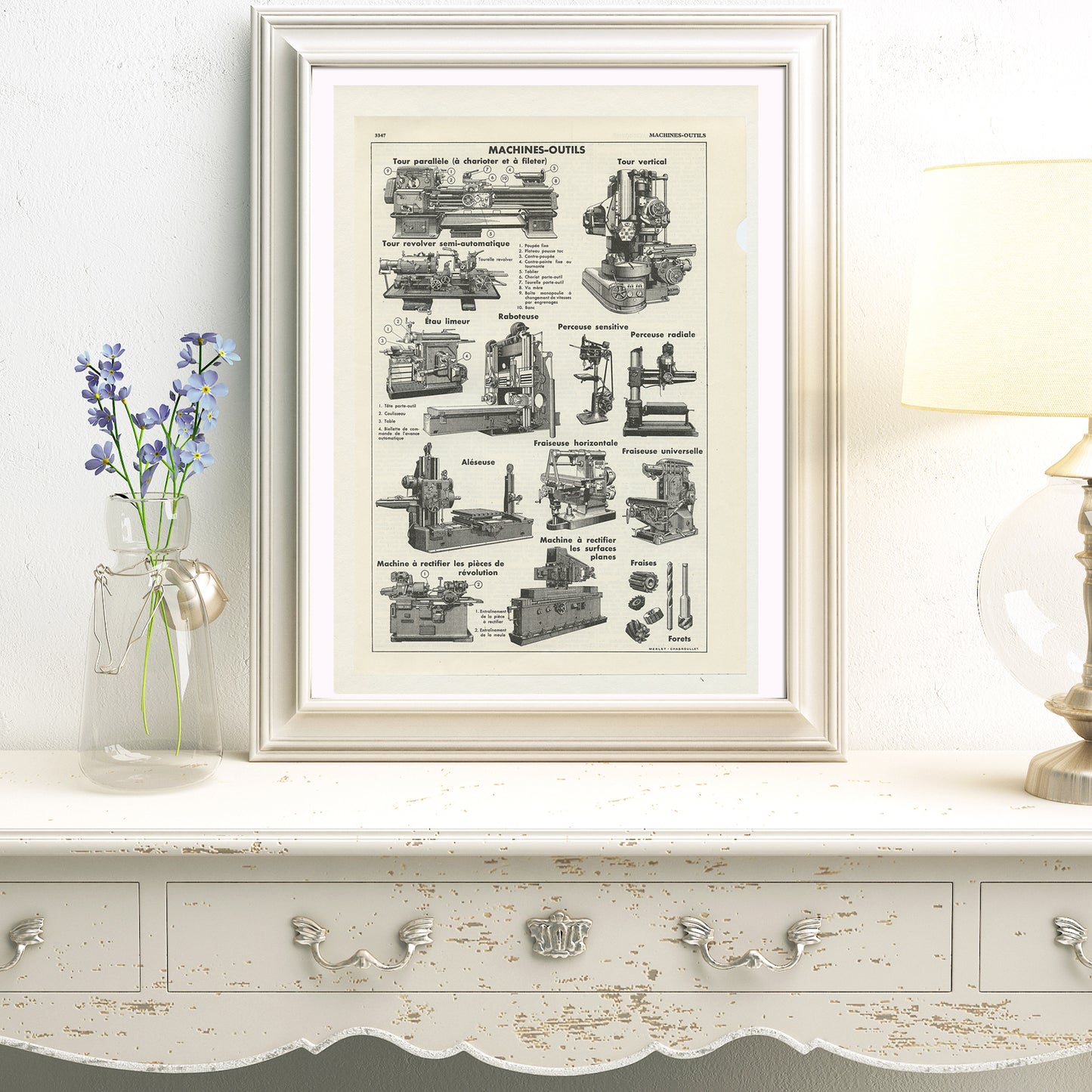 1938 Illustration de Machines-Outils