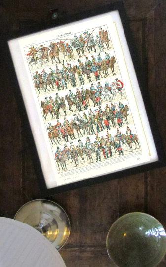 1922 Antique Cavarly Print