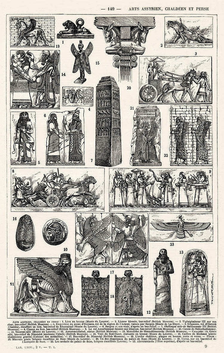Large Ancient Assyrian Art & Culture poster