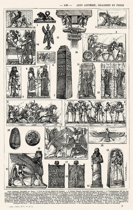 Large Ancient Assyrian Art & Culture poster