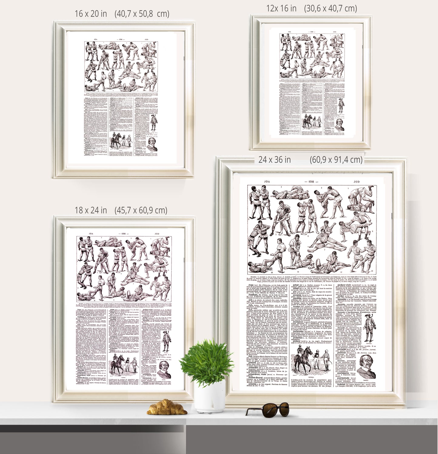 Large Jiu Jitsu Poster - Combat Sport