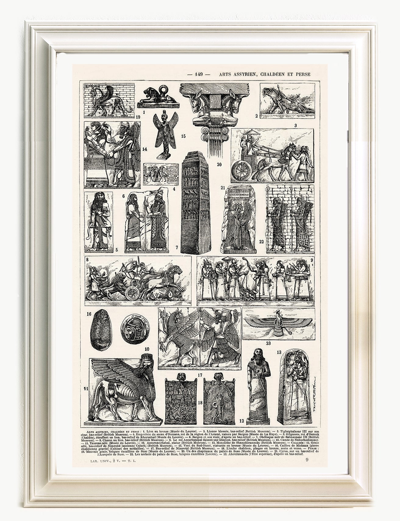 Large Ancient Assyrian Art & Culture poster