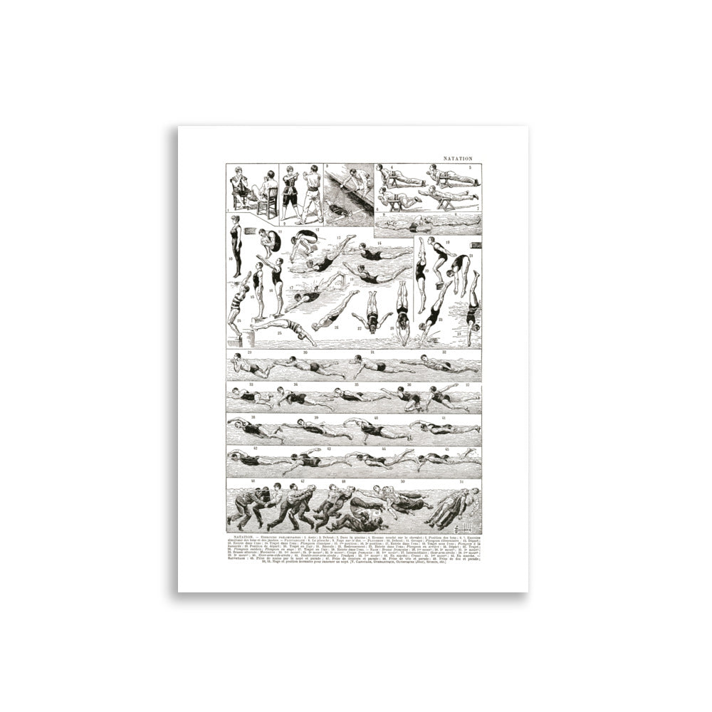 Large Swimming Poster - 1922