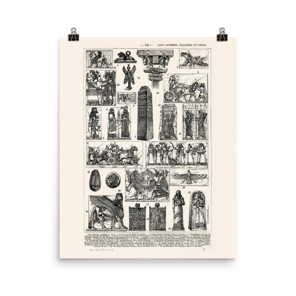 Large Ancient Assyrian Art & Culture poster