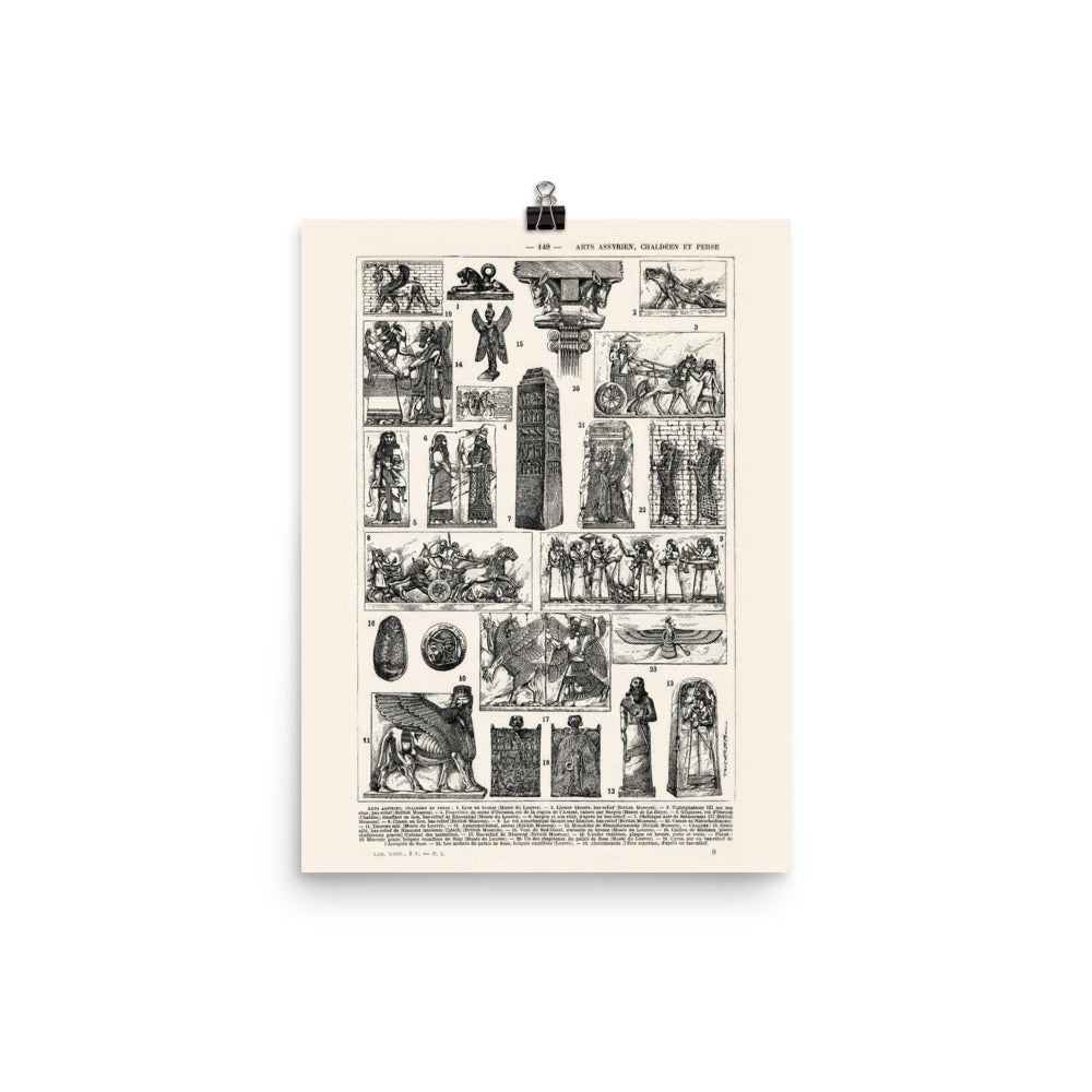 Large Ancient Assyrian Art & Culture poster