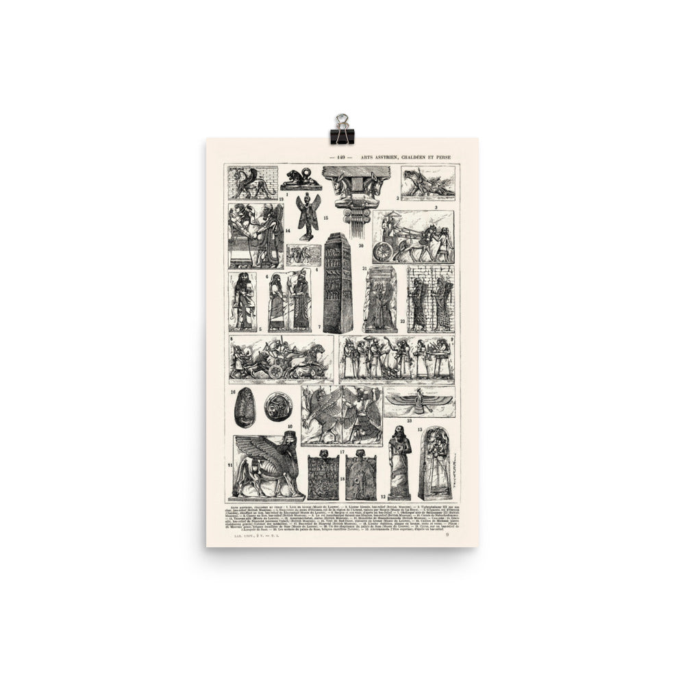 Large Ancient Assyrian Art & Culture poster