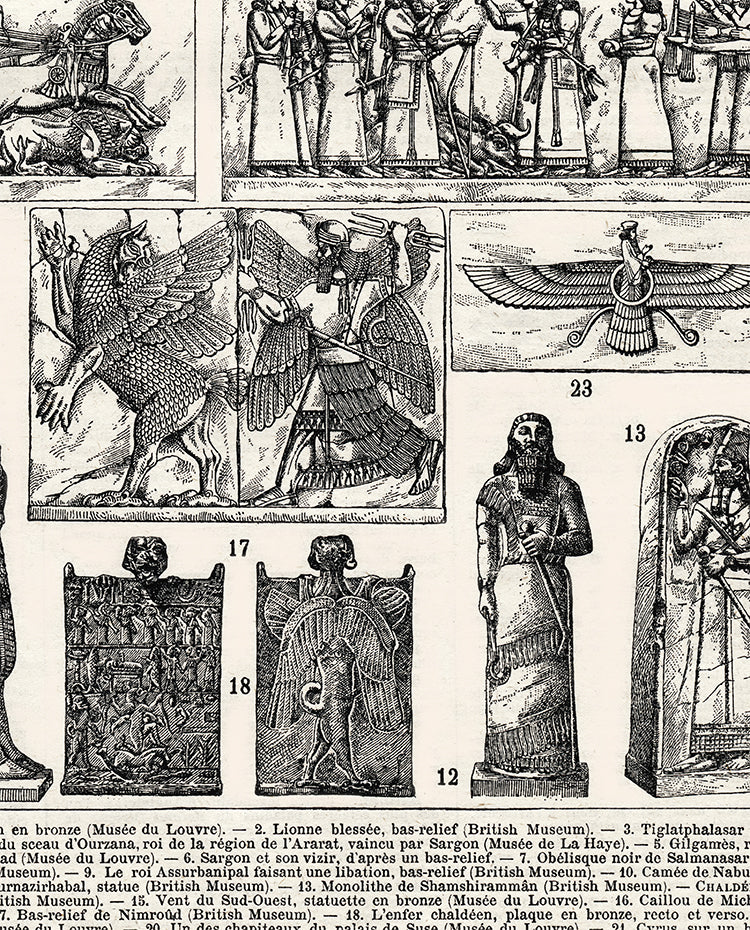 Large Ancient Assyrian Art & Culture poster