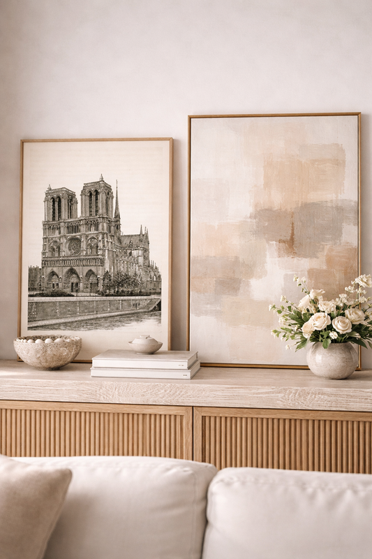 Pairing Vintage Prints with Modern Interiors