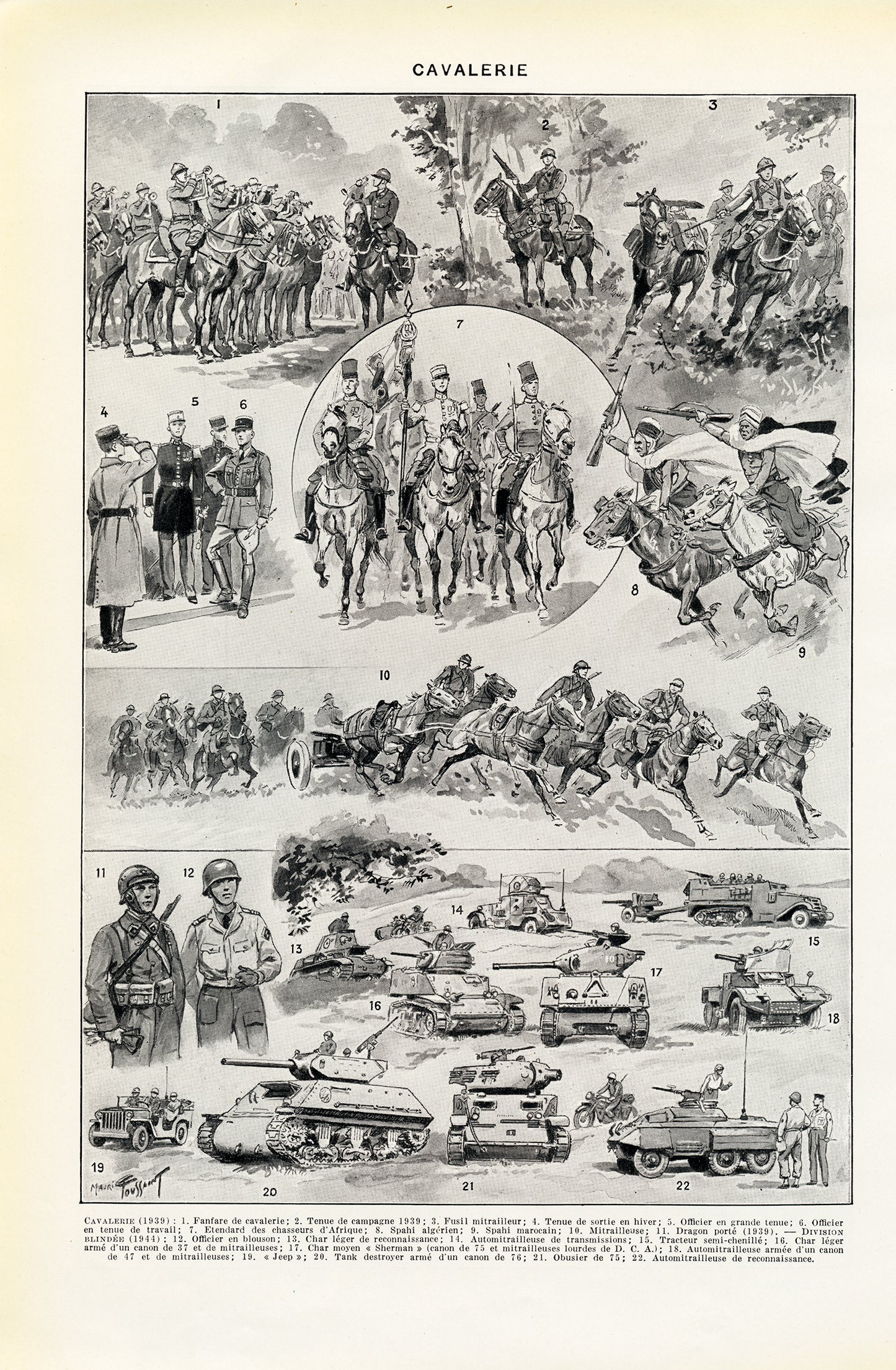 1948 Cavalry Print