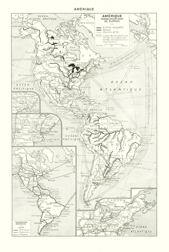 1948 America map