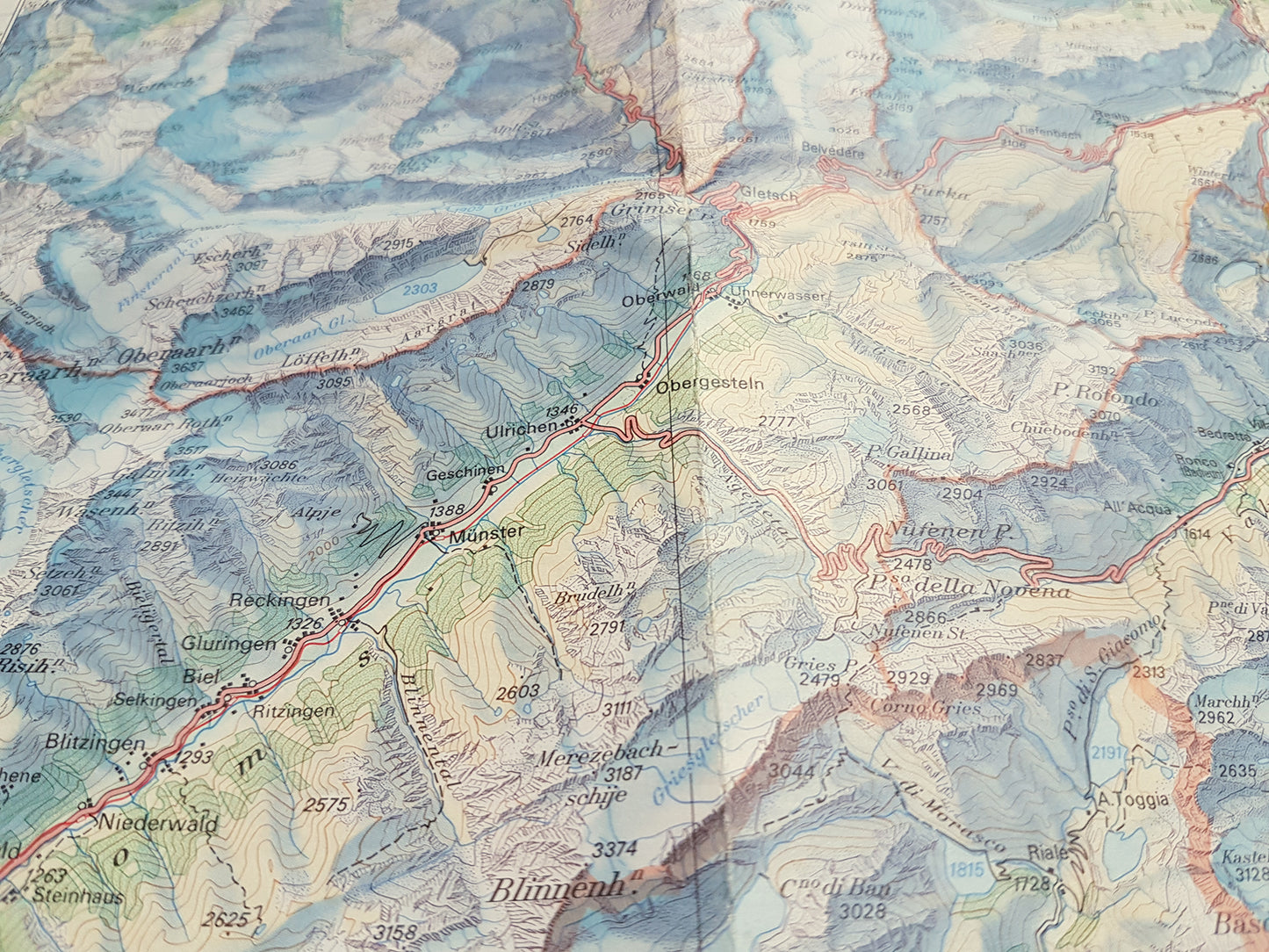 1976 Tessino topographic Swiss map