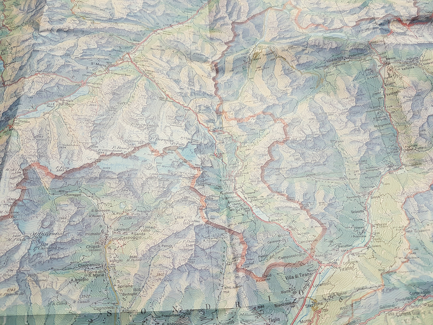 1976 Tessino topographic Swiss map