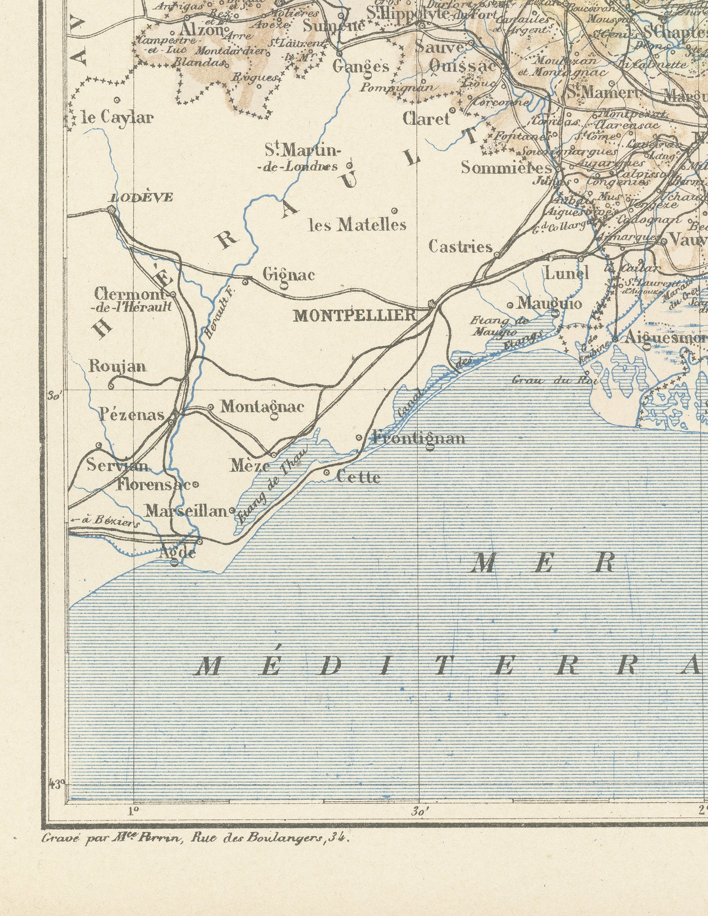 1892 Gard Map