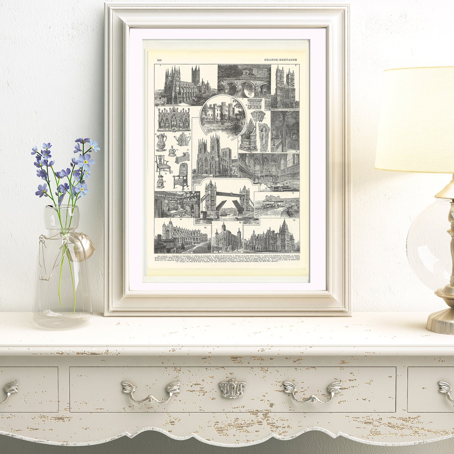 1936 Great Britain Monuments Print