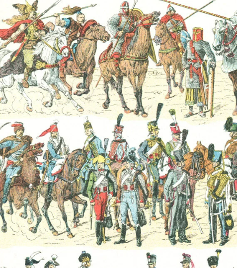 1922 Illustration de Cavalerie