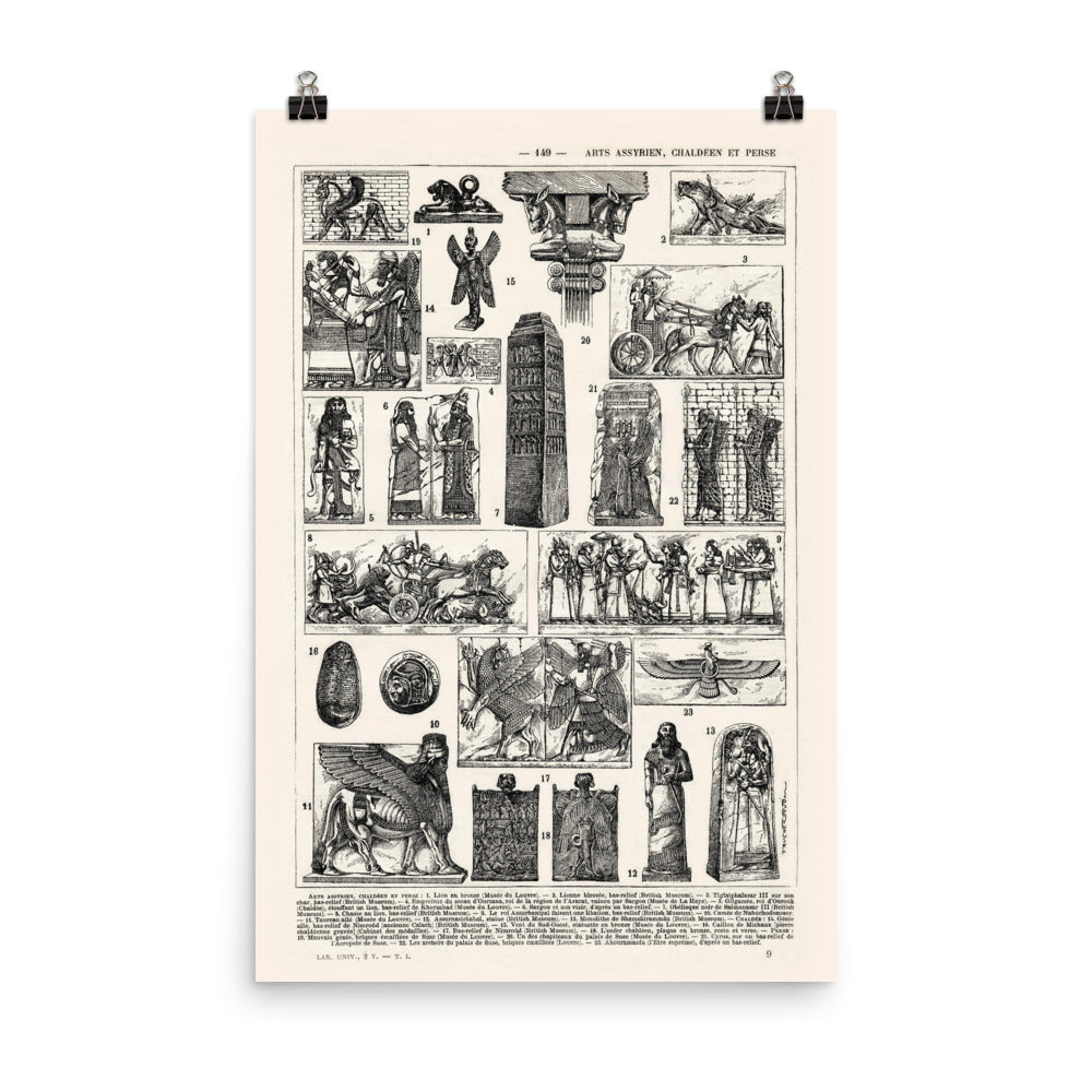 Large Ancient Assyrian Art & Culture poster